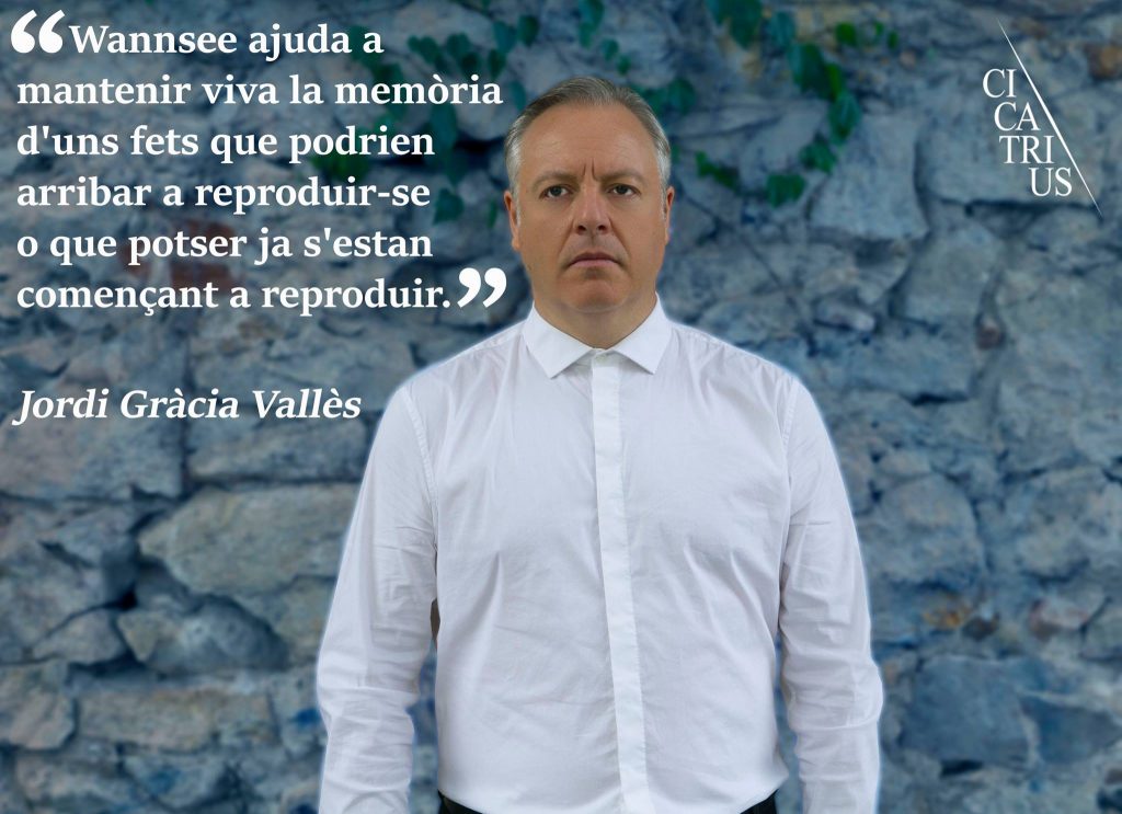  "Wannsee ayuda a mantener viva la memoria de unos hechos que podrían llegar a reproducirse o que quizás ya se están empezando a reproducir."