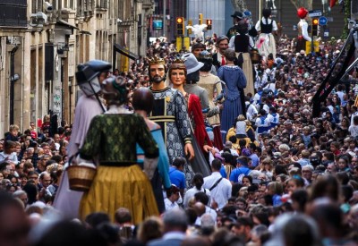 Cercavila de Gegants per les Festes de la Mercè